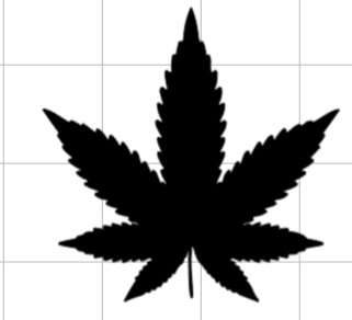 Pot Leaf Marijuana Decal